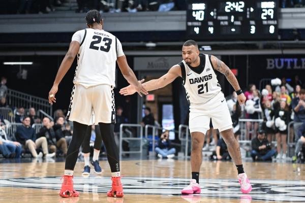 Pierre Brooks II heats up, Butler downs slumping Georgetown