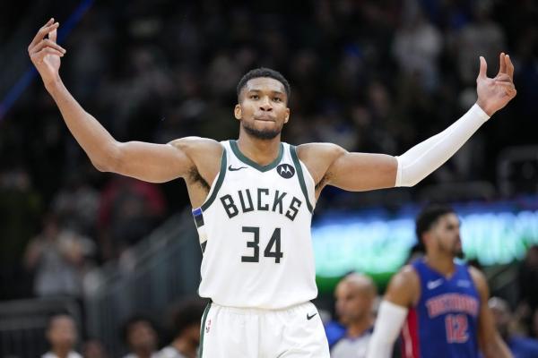 NBA roundup: Giannis Antetokounmpo nets 59 in Bucks’ OT win