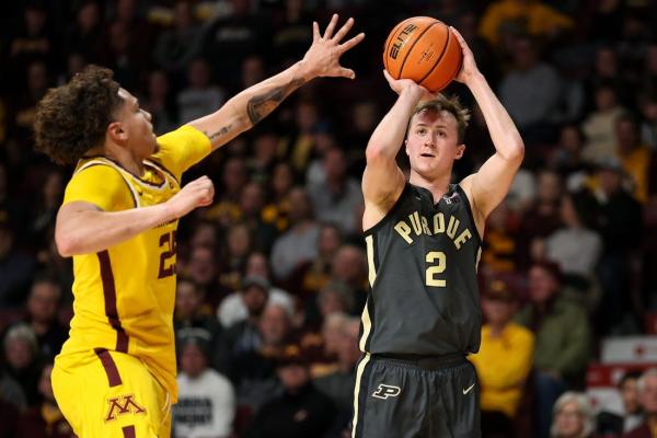 Fletcher Loyer’s sharp shooting guides No. 20 Purdue past Minnesota