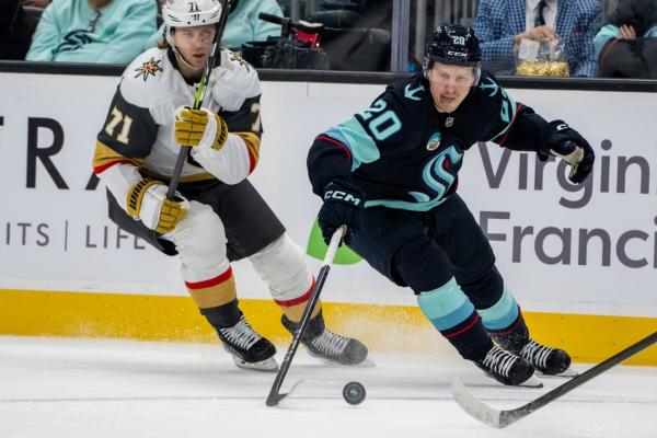 Jared McCann, Kraken edge Golden Knights in OT