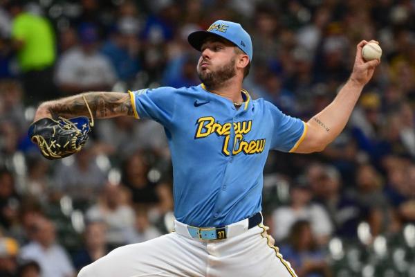 Brewers shut down LHP DL Hall (lat strain) for several weeks