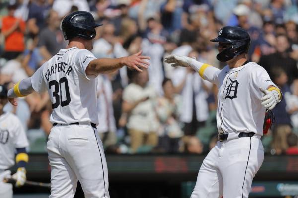 Tigers' Spencer Torkelson, Riley Greene homer to down Red Sox thumbnail