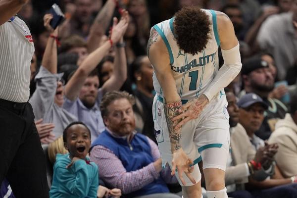 Brandon Miller’s buzzer-beater lifts Hornets over Pistons