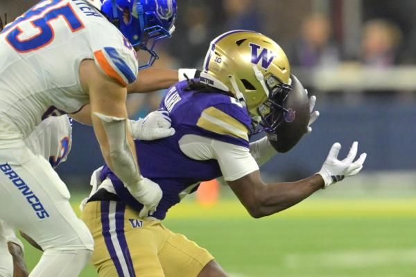 Washington racks up 5 picks in rout of Boise State in LA Bowl