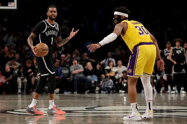 Nets snap 7-game losing streak with win over Lakers