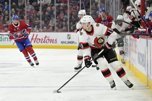 Win streak snapped, Senators try to regroup vs. Avs