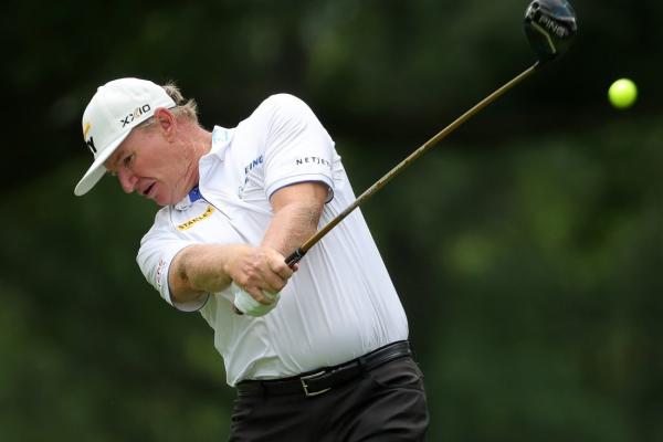 Ernie Els grabs lead going into final round of Ally Challenge