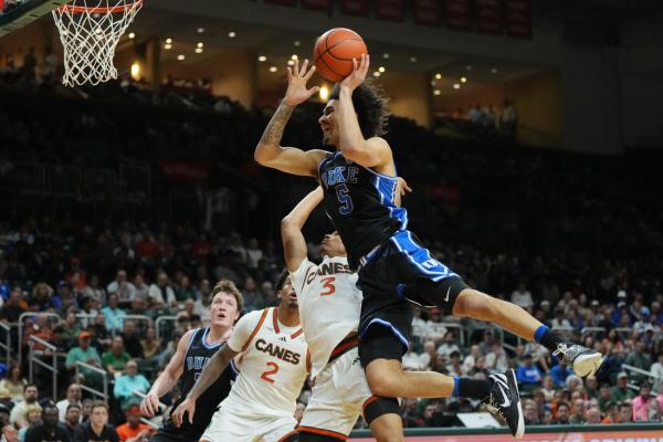 No. 2 Duke rolls at Miami, but starting G Tyrese Proctor hurt