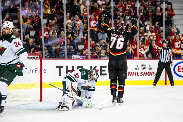 Rasmus Andersson’s shootout goal lifts Flames over Wild