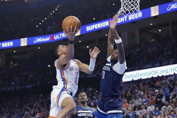 Timberwolves rally from 16 back en route to OT win over Thunder