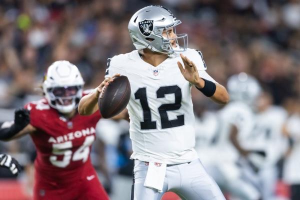 Raiders backup QB Aidan O’Connell fractures wrist, out 6-8 weeks