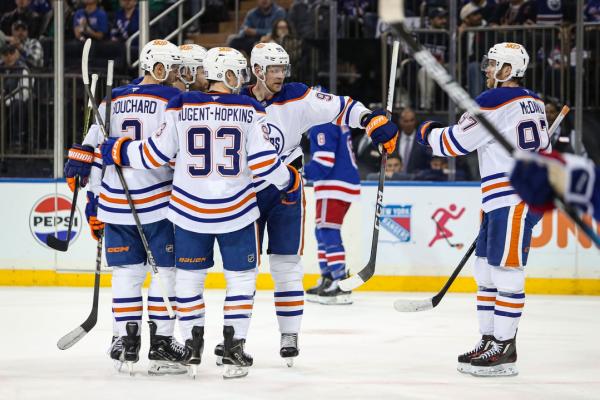 Ryan Nugent-Hopkins assists all 3 Oilers goals to top Rangers