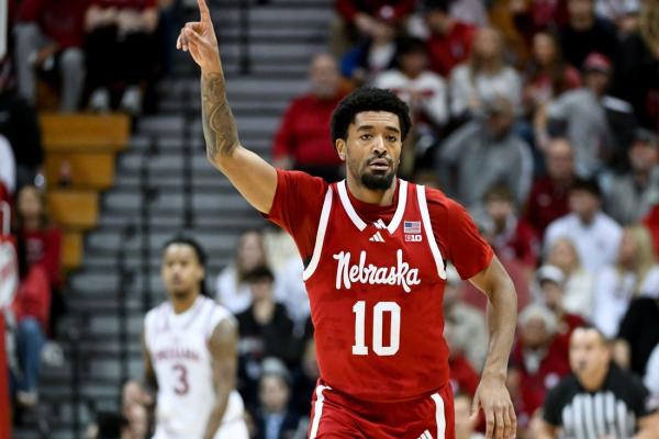 Jamarques Lawrence, No. 10 Nebraska too strong for Indiana