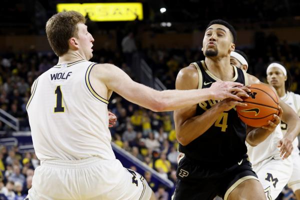 After splitting Big Ten season games, No. 20 Purdue, No. 22 Michigan meet again