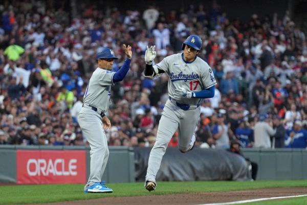 Shohei Ohtani’s 49th HR highlights Dodgers’ hit parade in rout of Giants