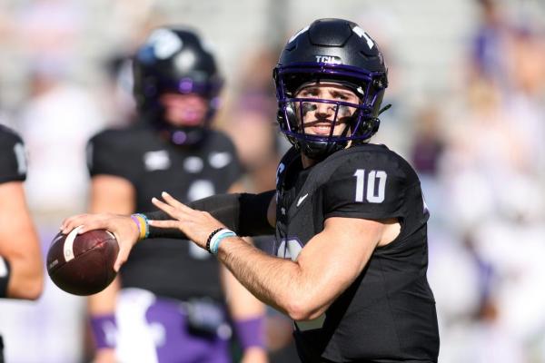 Josh Hoover passes TCU to rout of Louisiana in New Mexico Bowl