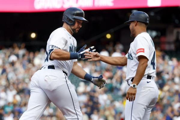 Cal Raleigh’s slam, 6 RBIs carry Mariners past Red Sox