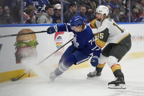 Joseph Woll stops 31 shots as Leafs blank Golden Knights