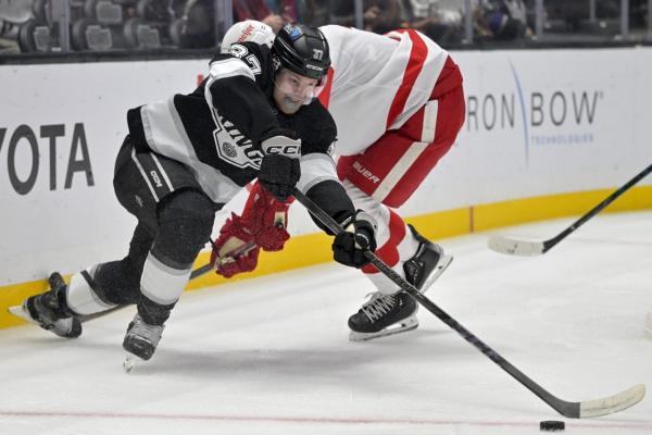 Adrian Kempe maintains scoring touch as Kings handle Red Wings