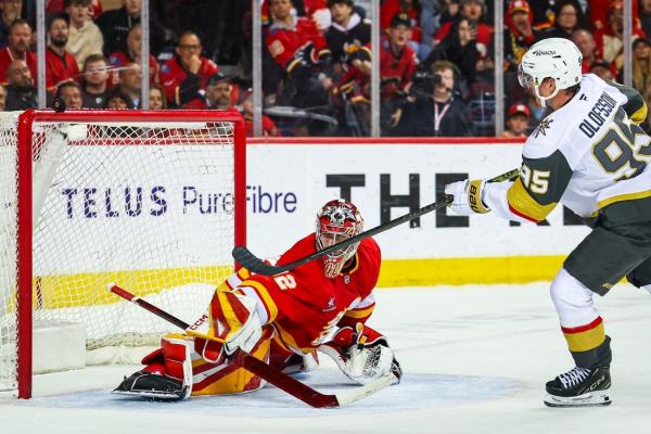 Little on line as Knights close regular season vs. Canucks