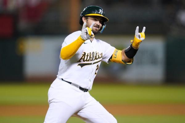 A's hit double digits again, rout Angels 13-3 thumbnail