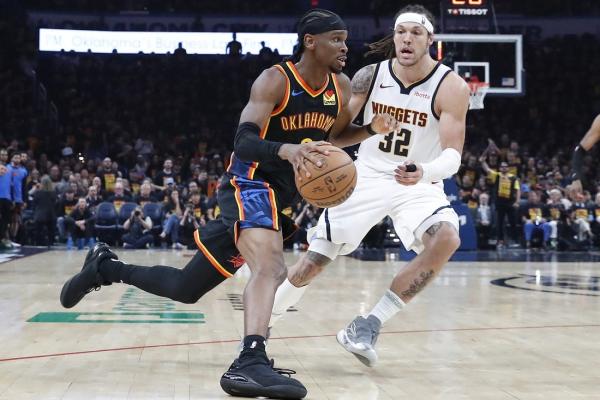 Nuggets strut into Game 2 as Thunder chase brighter days
