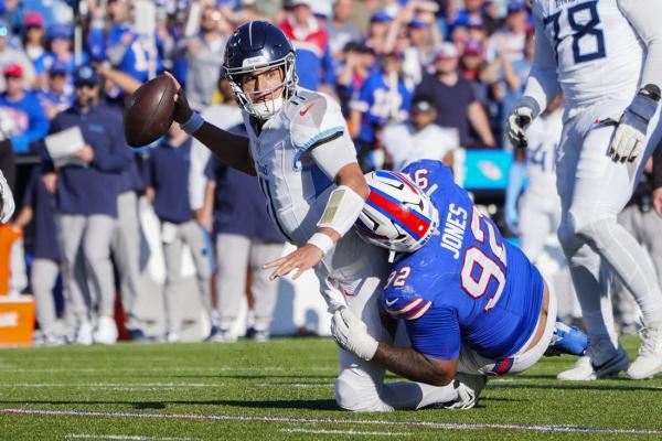 Titans QB Mason Rudolph to start vs. Lions; Will Levis inactive