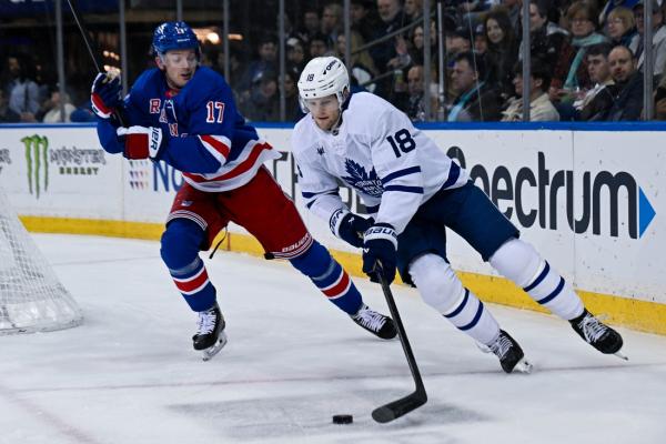 John Tavares reaches 1,100 career points as Maple Leafs hold off Rangers