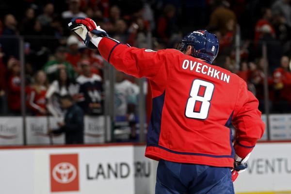 Alex Ovechkin sits 8 goals shy of Wayne Gretzky as Capitals visit Ducks