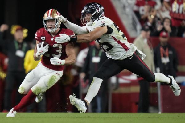 Christian McCaffrey dominates as 49ers clip Falcons