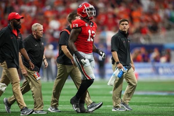 Georgia DL Mykel Williams (ankle) is week-to-week