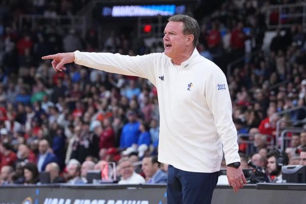 Kansas coach Bill Self hospitalized, has 2 stents inserted