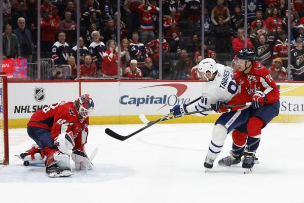 Maple Leafs score late in regulation and overtime to edge Capitals