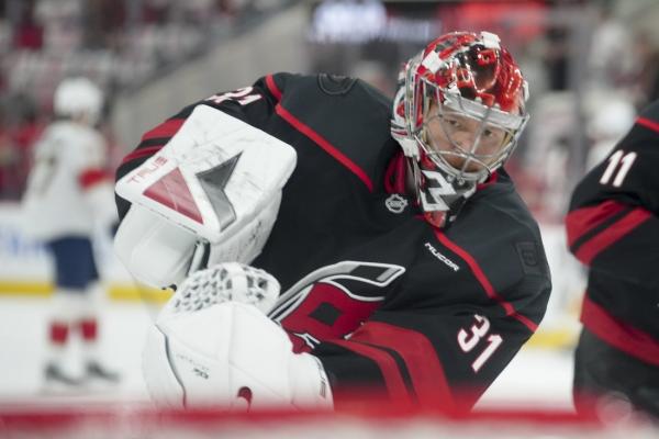 Hurricanes tab Frederik Andersen as starting goaltender for Game 4