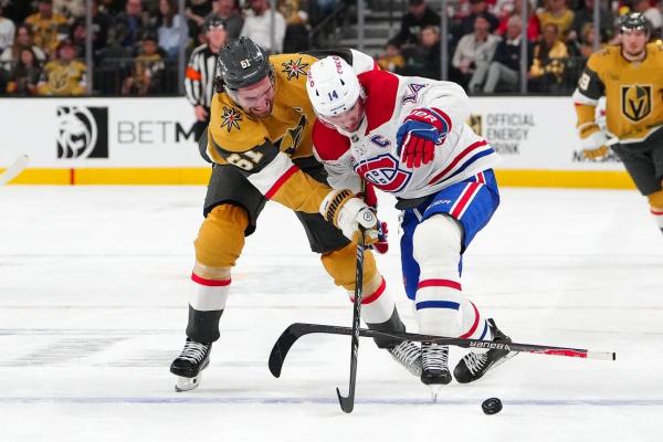 Golden Knights drop fourth straight as Canadiens roll in Vegas