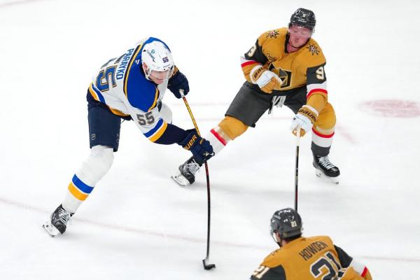 Golden Knights try for different result in rematch with Blues