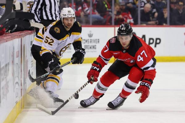 Dawson Mercer’s two-goal night sparks Devils’ rout of Bruins