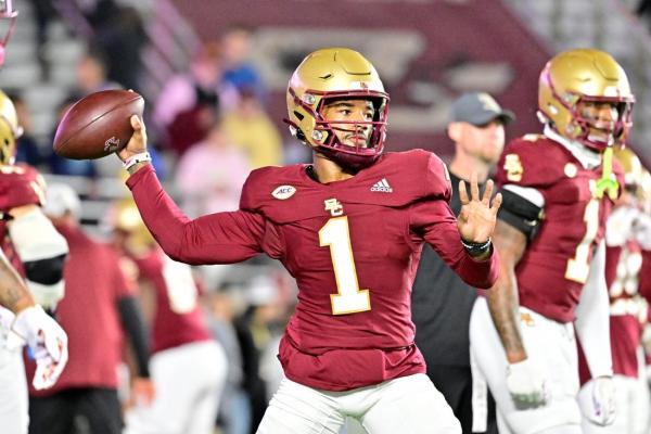 Report: Benched BC QB Thomas Castellanos to transfer