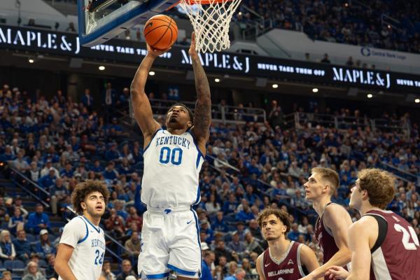 Kam Williams has career game as Kentucky knocks off Bellarmine