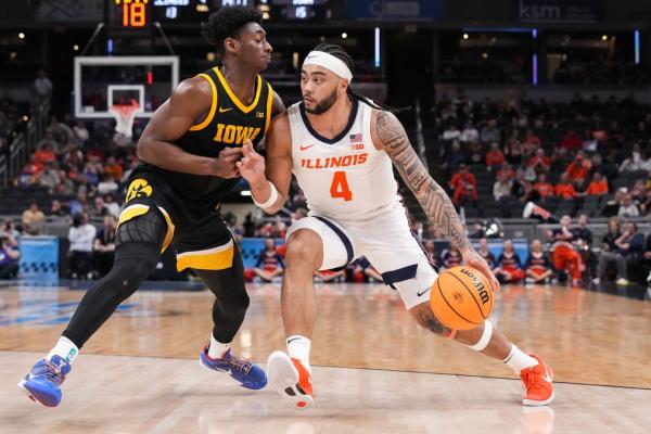 No. 24 Illinois lights up Iowa for 106 points in Big Ten tourney win