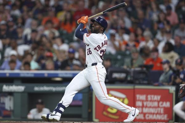Astros OF Taylor Trammell carted off field vs. Tigers