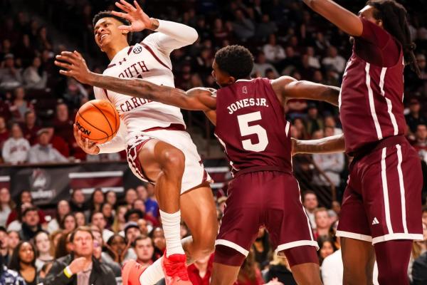 No. 14 Mississippi State works overtime to down South Carolina