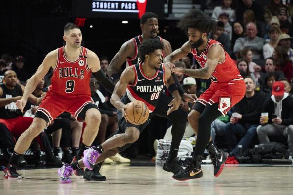 Trail Blazers end skid at 5 games by beating Bulls