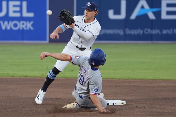 Rays rally for three in 9th, complete sweep of Rangers