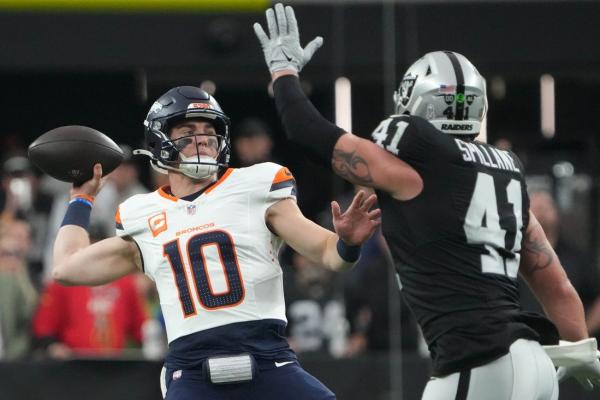 Bo Nix leads Broncos to season sweep of Raiders thumbnail