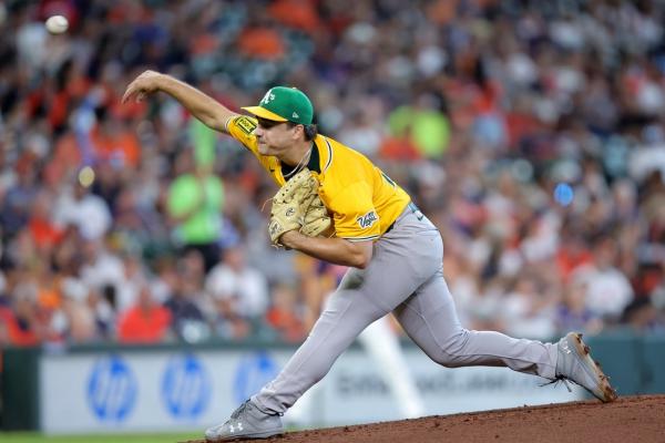 JT Ginn shuts down Astros to complete upset sweep for Athletics