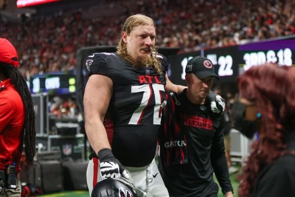 Report: MCL sprain for Falcons RT Kaleb McGary