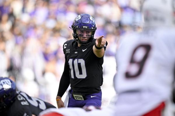 Josh Hoover leads TCUâs offensive outburst in weather-delayed rout of Cincinnati