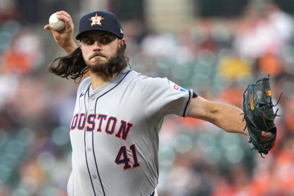 Spencer Arrighetti, Astros beat Corbin Burnes, O’s 6-0