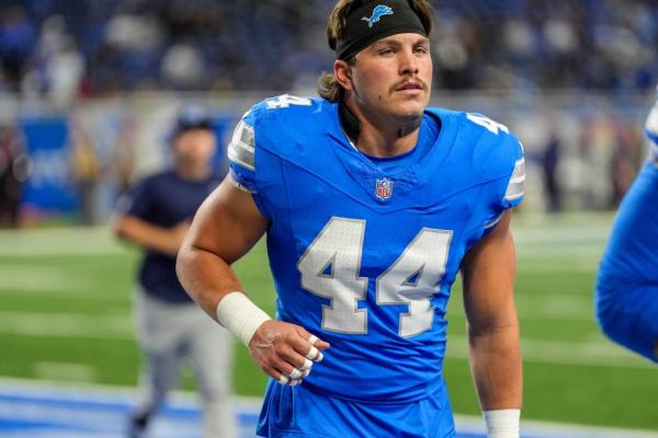 Lions LB Malcolm Rodriguez (knee) out until November